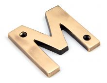 92031M From the Anvil Polished Bronze Letter M