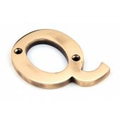 92031Q From the Anvil Polished Bronze Letter Q