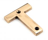 92031T From the Anvil Polished Bronze Letter T