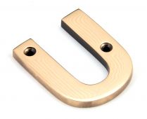 92031U From the Anvil Polished Bronze Letter U