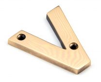 92031V From the Anvil Polished Bronze Letter V