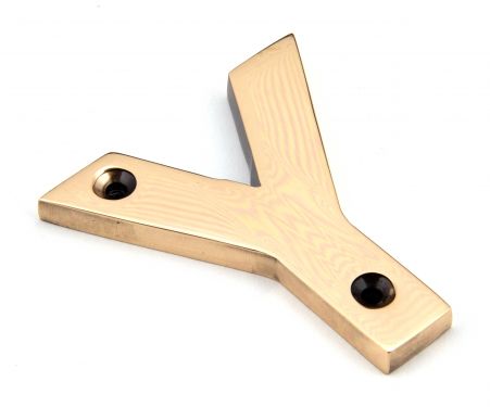 Click Here To Enlarge This Photo Of 92031Y From the Anvil Polished Bronze Letter Y