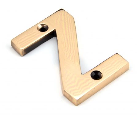 Click Here To Enlarge This Photo Of 92031Z From the Anvil Polished Bronze Letter Z