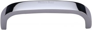 C1800 89-PC Heritage Brass Cabinet Pull D Shaped 89mm ctc Polished Chrome Finish