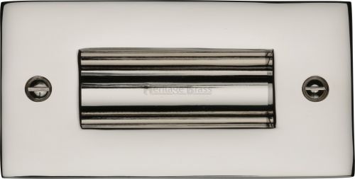 Click Here To Enlarge This Photo Of C1820 4-PNF Heritage Brass Flush Pull Handle 4" Polished Nickel Finish