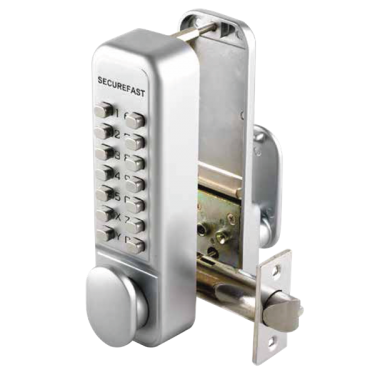 Click Here To Enlarge This Photo Of L23694 - SECUREFAST SBL320 Easy Change Digital Lock with Tubular Latch & Holdback