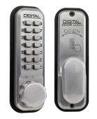 9017 - LOCKEY 2430 Series Digital Lock Without Holdback - Satin Chrome