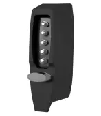 L5898 - DORMAKABA 7100 Series 7106 Digital Lock Rim Deadlatch - Black
