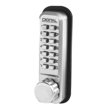 Click Here To Enlarge This Photo Of L5168 - LOCKEY 2500 Series Digital Lock With Surface Hook Bolt for Sliding Doors