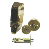 L3289 - DORMAKABA 7100 Series 7104 Digital Lock Mortice Deadlatch - Polished Brass
