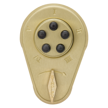 Click Here To Enlarge This Photo Of 6018 - DORMAKABA 900 Series 919 Digital Lock to suit Doors 44mm - 54mm - Satin Brass
