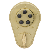 6018 - DORMAKABA 900 Series 919 Digital Lock to suit Doors 44mm - 54mm - Satin Brass