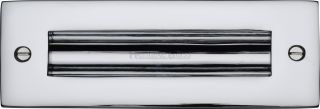 C1820 6-PC Heritage Brass Flush Pull Handle 6" Polished Chrome Finish
