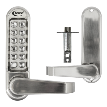Click Here To Enlarge This Photo Of AS4301 - ASEC Digital Lock With Clutched Handle & 60mm Latch
