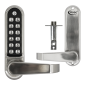 AS4303 - ASEC Easy Code Change Digital Lock With Optional Free Passage & 60mm Latch