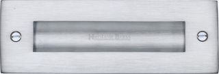 C1820 6-SC Heritage Brass Flush Pull Handle 6" Satin Chrome Finish
