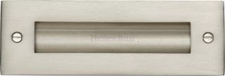C1820 6-SN Heritage Brass Flush Pull Handle 6" Satin Nickel Finish