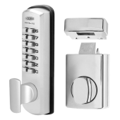L3756 - LOCKWOOD DGT002 Series Digital Lock With Rim Latch & Holdback - Open IN
