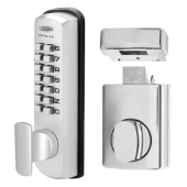 L7203 - LOCKWOOD DGT002 Series Digital Lock With Rim Latch & Holdback - Open OUT