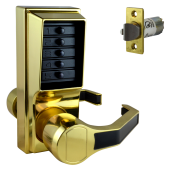 L8450 - DORMAKABA Simplex L1000 Series L1011 Digital Lock Right Handed - Polished Brass