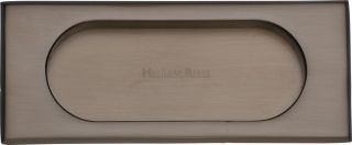 C1850 105-MB Heritage Brass Flush Pull Handle 105mm Matt Bronze Finish