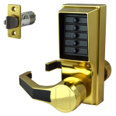 L8451 - DORMAKABA Simplex L1000 Series L1011 Digital Lock Left Handed - Polished Brass