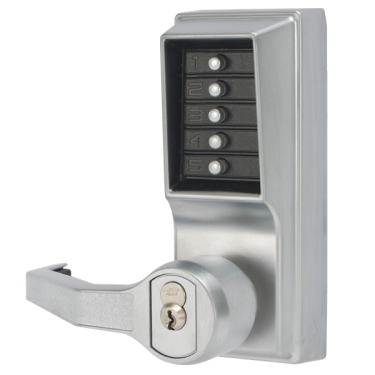 Click Here To Enlarge This Photo Of L3181 - DORMAKABA Simplex L1000 Series L1021B Digital Lock Left Handed - Satin Chrome