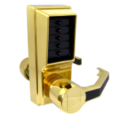 L8454 - DORMAKABA Simplex L1000 Series L1031 Digital Lock With Passage Set Right Handed - Polished Brass