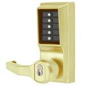 L8453 - DORMAKABA Simplex L1000 Series L1021B Digital Lock Left Handed - Polished Brass