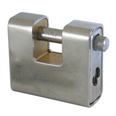 Click Here To Enlarge This Photo Of AS2556 - ASEC Steel Sliding Shackle Padlock 60mm KD