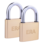 L26003 - ERA Solid Brass 40mm Padlock KD (Twin Pack)
