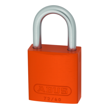 Click Here To Enlarge This Photo Of L25509 - ABUS 72LL/40 Anti-Rust Love Lock 40mm Aluminium Padlock Orange
