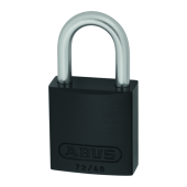 L25512 - ABUS 72LL/40 Anti-Rust Love Lock 40mm Aluminium Padlock Black