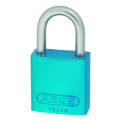L25513 - ABUS 72LL/40 Anti-Rust Love Lock 40mm Aluminium Padlock Turquoise