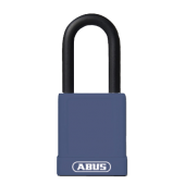 L22475 - ABUS 74 Series Lock Out Tag Out Coloured Aluminium 40mm Padlock Blue