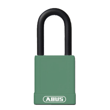 Click Here To Enlarge This Photo Of L22477 - ABUS 74 Series Lock Out Tag Out Coloured Aluminium 40mm Padlock Green