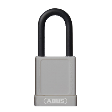 Click Here To Enlarge This Photo Of L22478 - ABUS 74 Series Lock Out Tag Out Coloured Aluminium 40mm Padlock Grey
