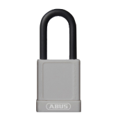 L22478 - ABUS 74 Series Lock Out Tag Out Coloured Aluminium 40mm Padlock Grey
