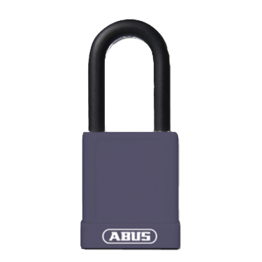 Click Here To Enlarge This Photo Of L22480 - ABUS 74 Series Lock Out Tag Out Coloured Aluminium 40mm Padlock Purple