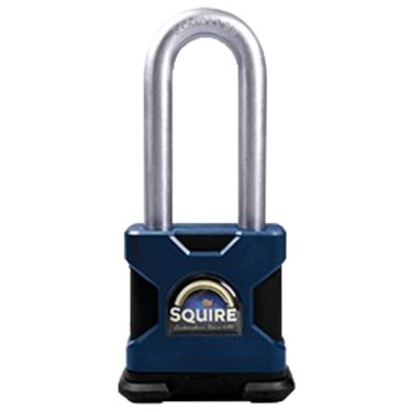 Click Here To Enlarge This Photo Of L28729 - SQUIRE LS64 Stronglock Long Shackle 50mm Padlock With Cylinder