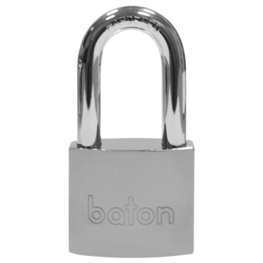 Click Here To Enlarge This Photo Of L22687 - BATON LOCK 6020 Series Long Shackle 45mm Brass Padlock With Disc Mechanism KD