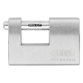 L25656 - ABUS Titalium 98TI Series 90mm Sliding Shackle Padlock KA '7568' Boxed