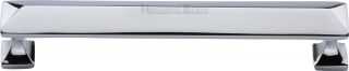 C2231 152-PC Heritage Brass Cabinet Pull Pyramid Design 152mm ctc Polished Chrome Finish