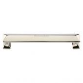 C2231 152-PNF Heritage Brass Cabinet Pull Pyramid Design 152mm ctc Polished Nickel Finish