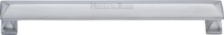C2231 203-SC Heritage Brass Cabinet Pull Pyramid Design 203mm ctc Satin Chrome Finish