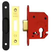 L19778 - UNION JL21EUS StrongBOLT Euro Deadcase 64mm Polished Brass