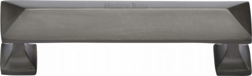 Click Here To Enlarge This Photo Of C2231 96-MB Heritage Brass Cabinet Pull Pyramid Design 96mm ctc Matt Bronze Finish