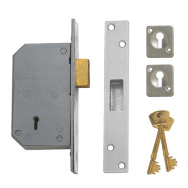 Click Here To Enlarge This Photo Of 200 - UNION C-Series 3G110 Detainer Deadlock 73mm Satin Chrome Keyed to Differ