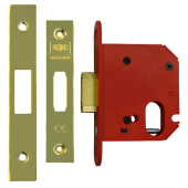 L19787 - UNION JL21OVS StrongBOLT Oval Deadcase 75mm Polished Brass