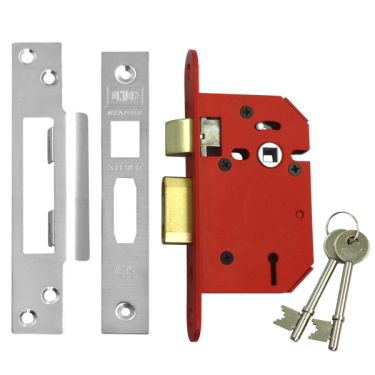 Click Here To Enlarge This Photo Of L19752 - UNION J2203 StrongBOLT 3 Lever Sashlock 64mm Stainless Steel Keyed to Differ